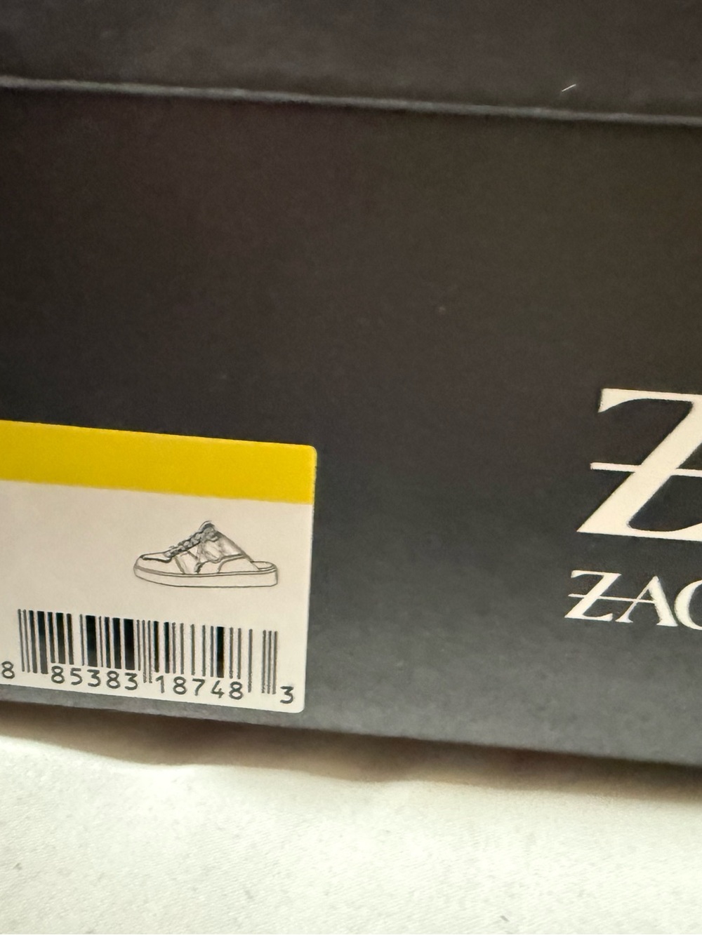 Zac Posen Black Sneakers with Gum Sole - Picture 9 of 9
